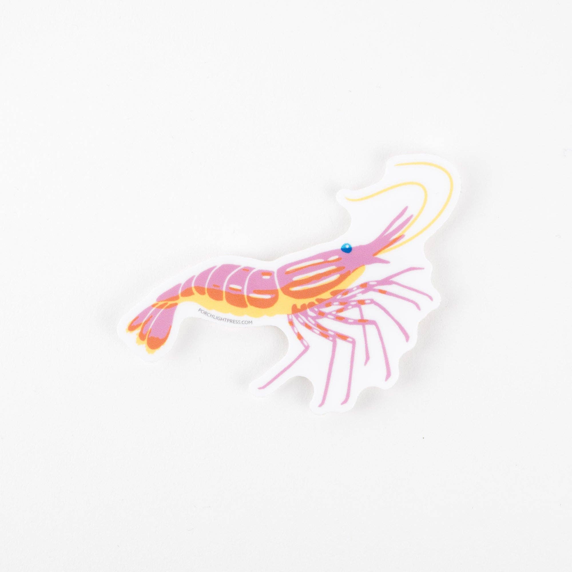Sticker: Vibrant Shrimp