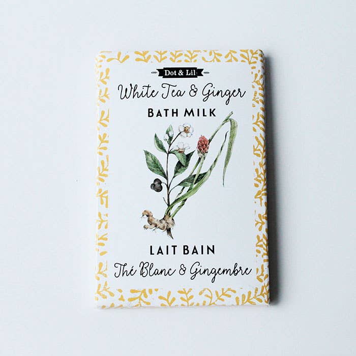 White Tea & Ginger Flower Bath Milk Sachet