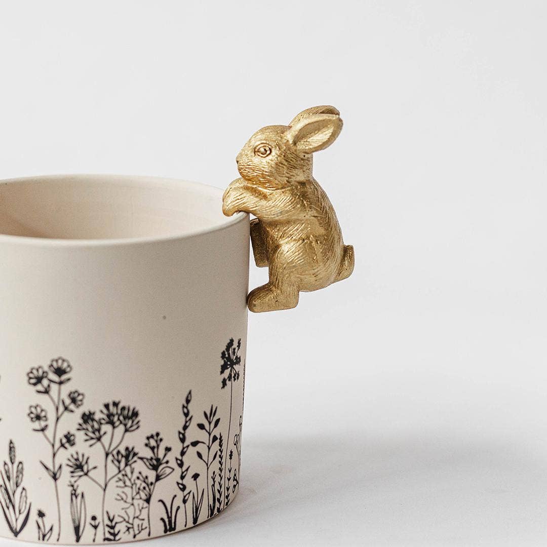 Rabbit Flower Pot Decoration
