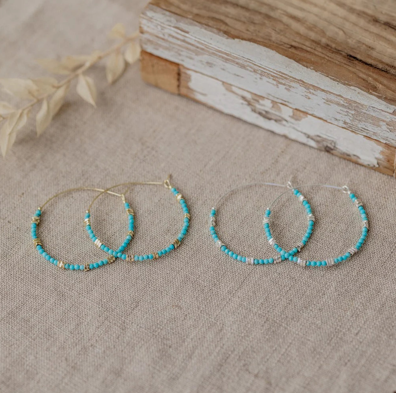 Boho indie hoops