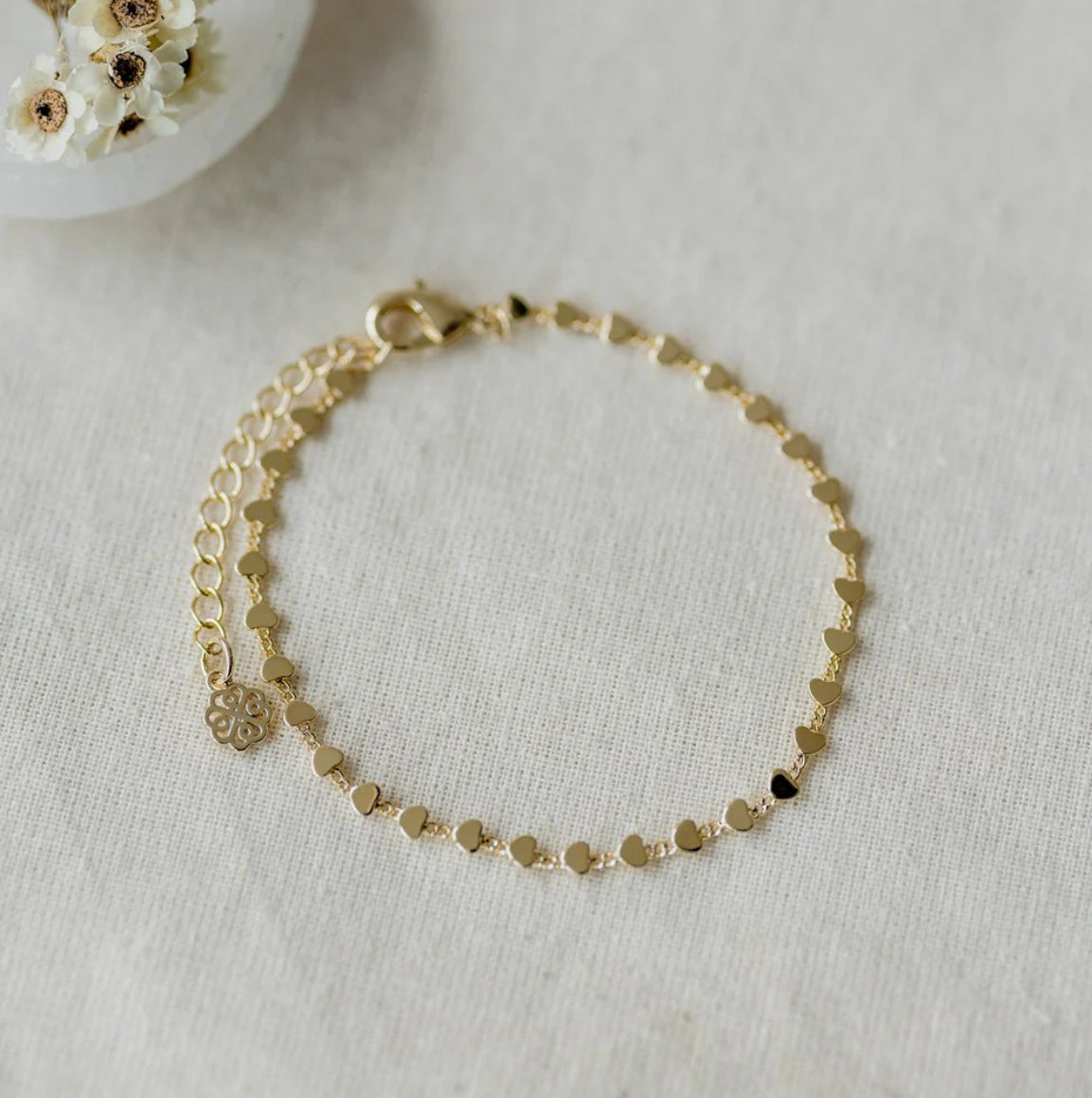 Heart Chain Bracelet