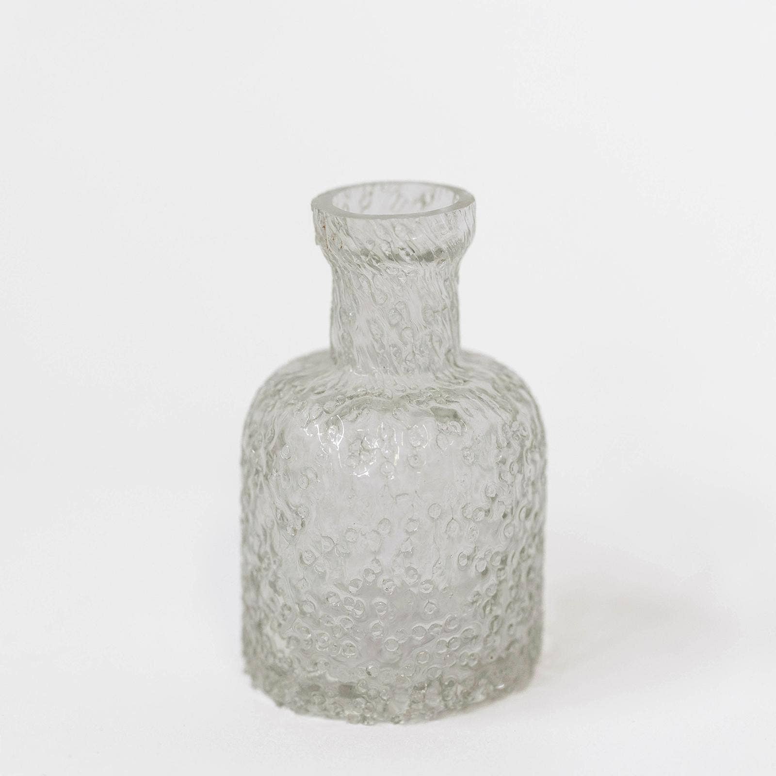 Textured Glass Bottle