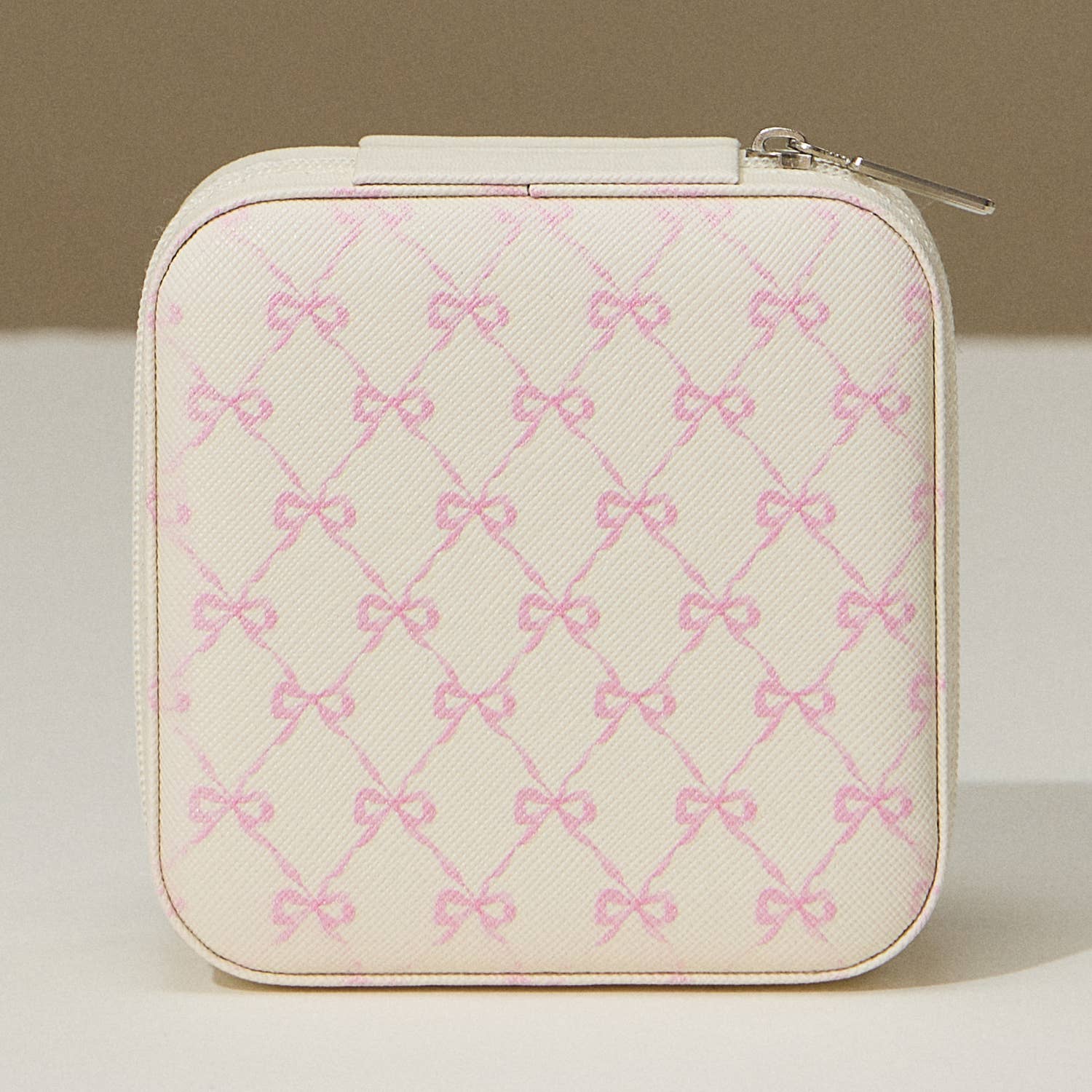 Bow Print Jewelry Box -Travel Size