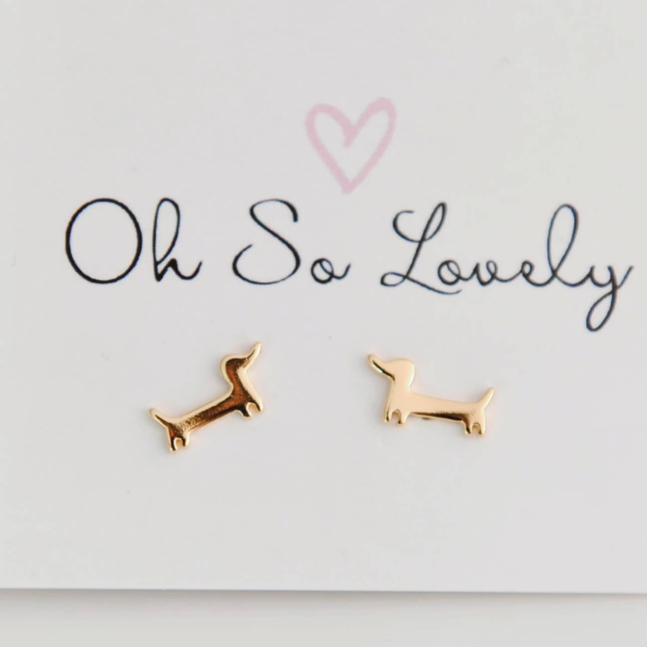 Rowan Weiner Dog Stud Earrings