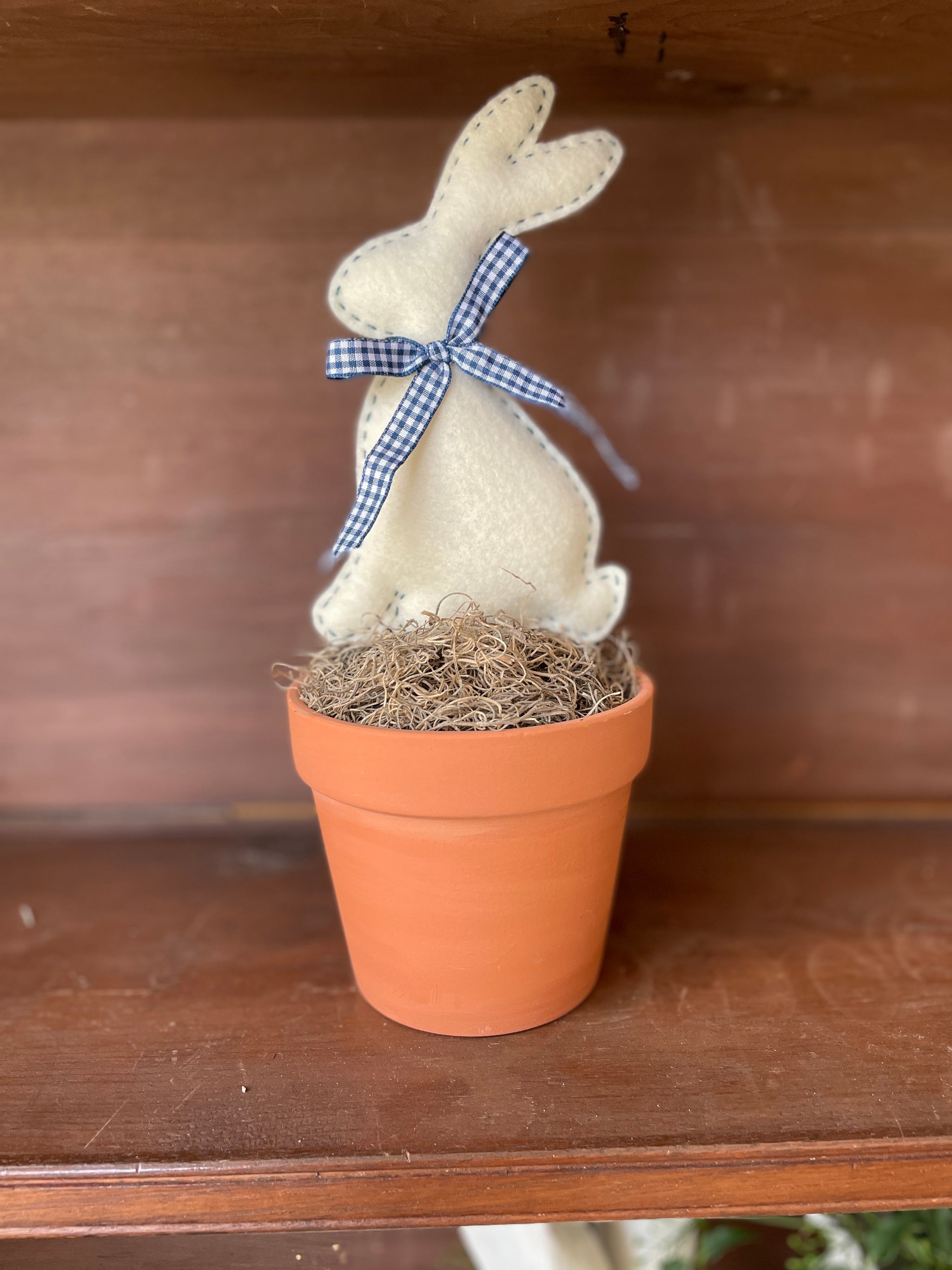 Bunnies In Clay Pot