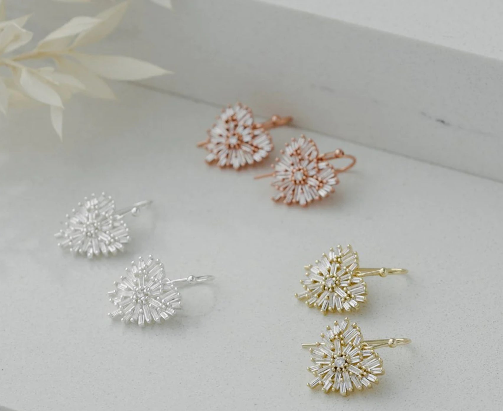 Elaborate Heart Earrings