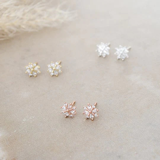Snow Crystal Studs