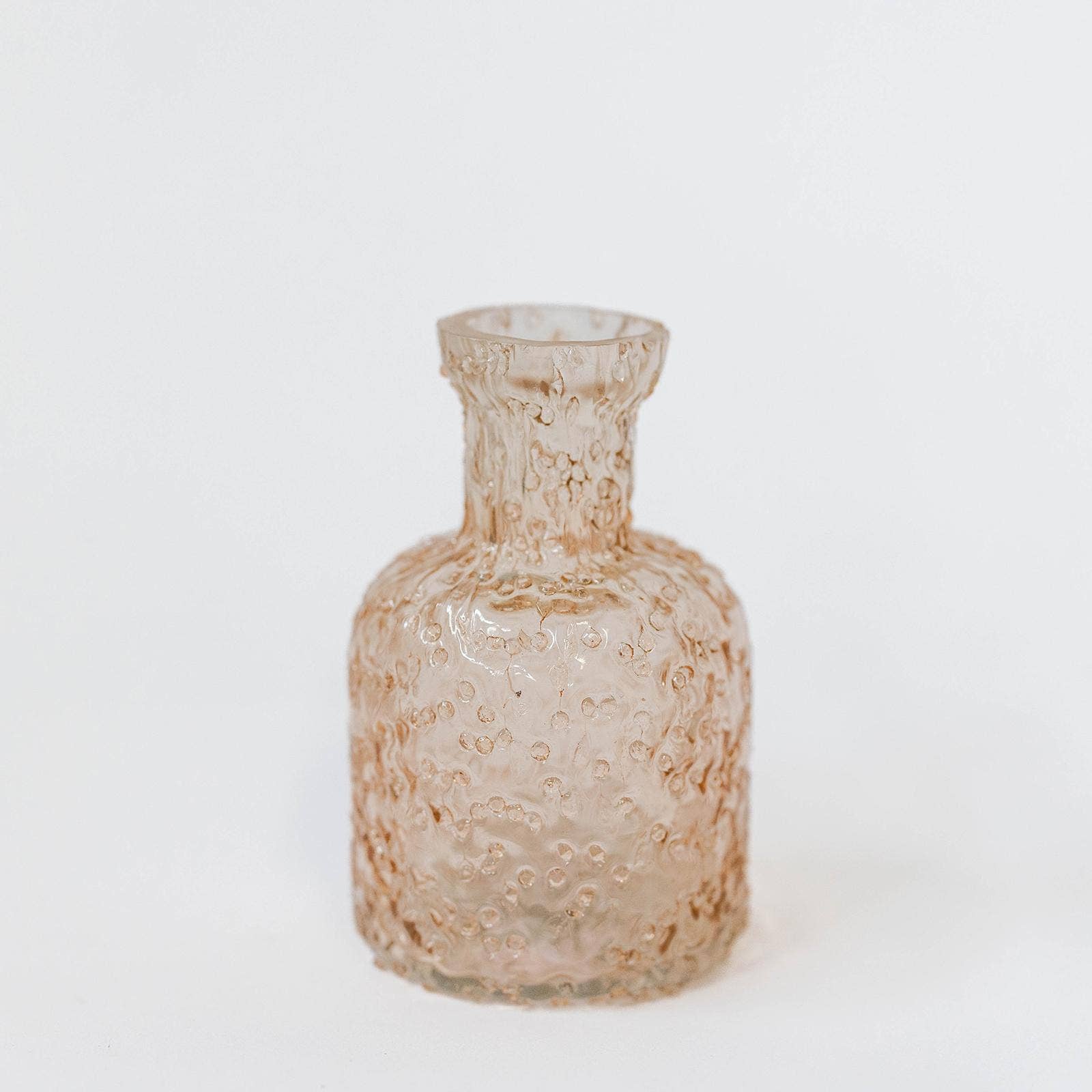 Textured Glass Bottle