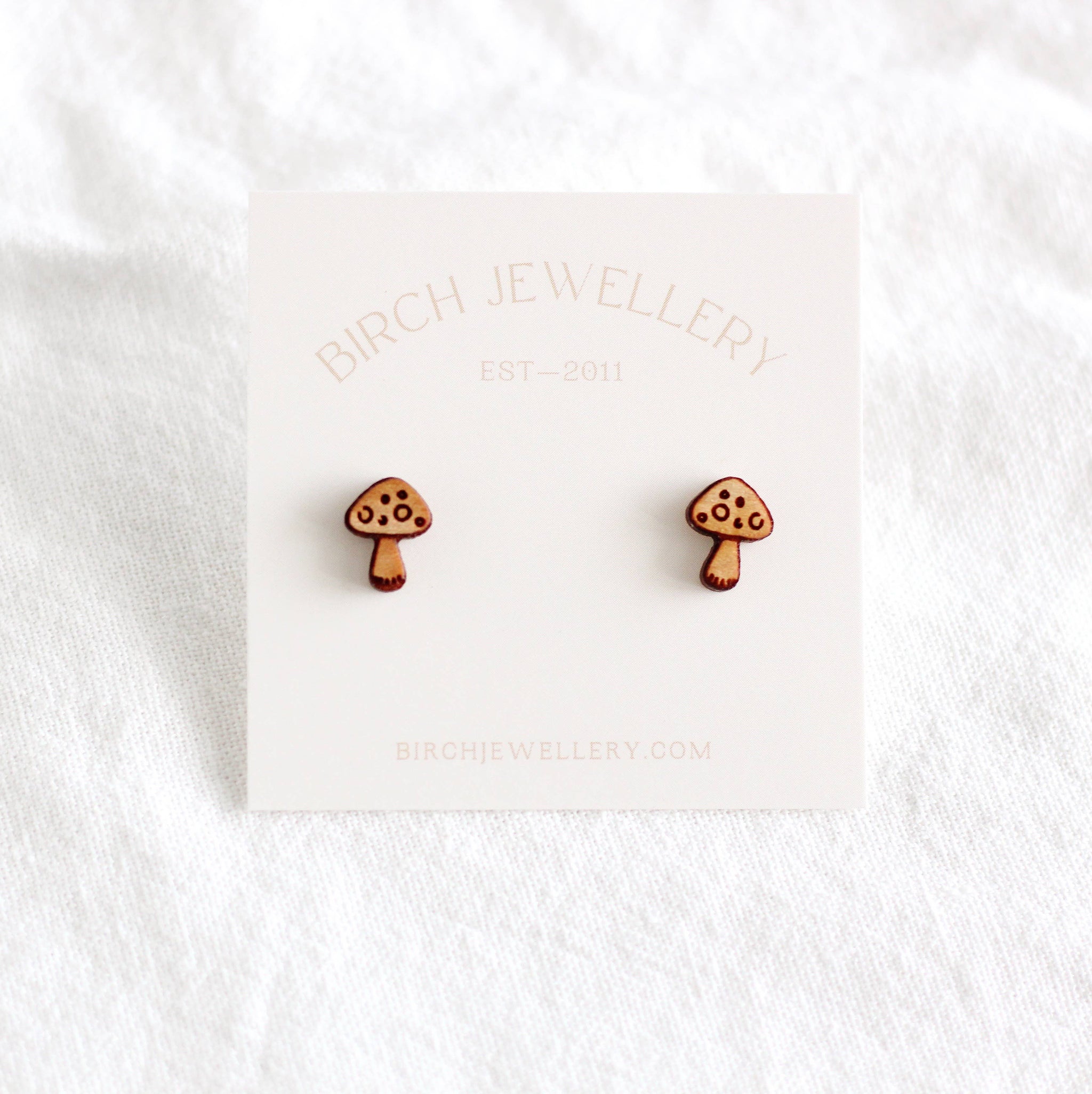 Mushroom Stud Earrings